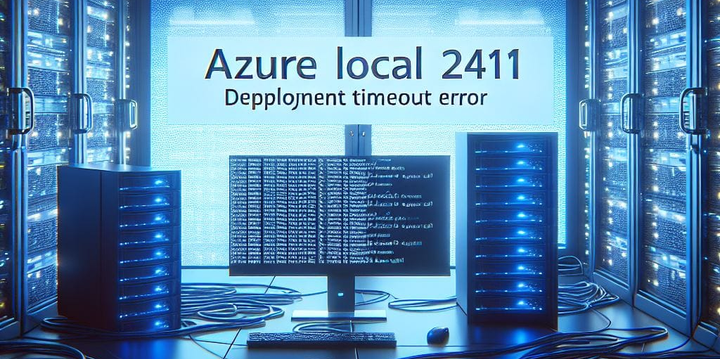 Azure Local 2411 Deployment TimeOut Error