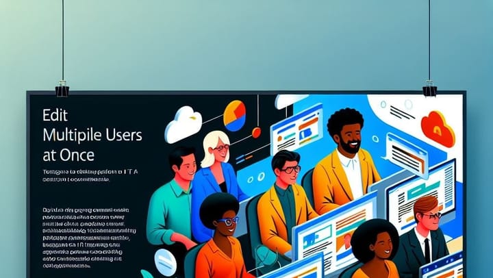 Edit multiple users at once